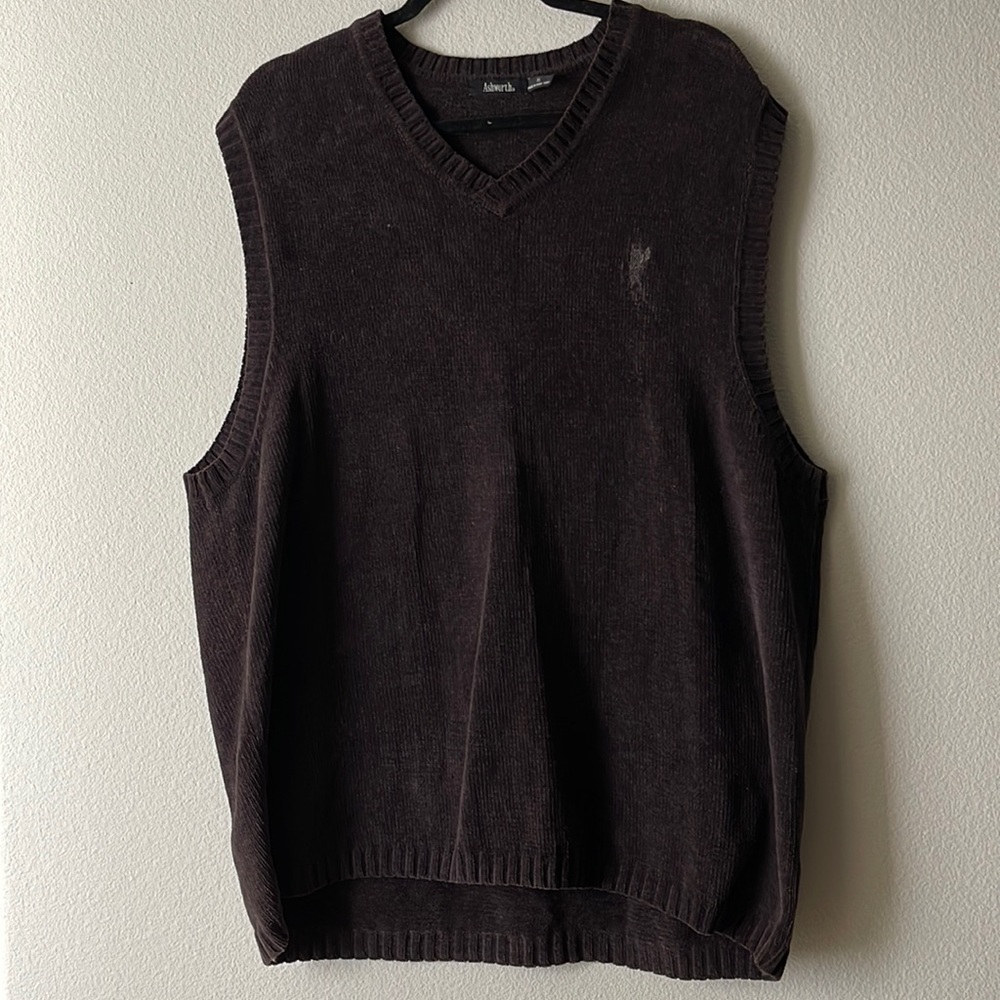 Ash worth men’s brown vest